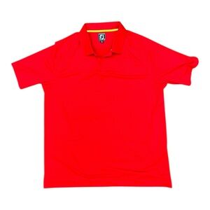 Men’s XL FootJoy Red Performance Golf Polo Shirt